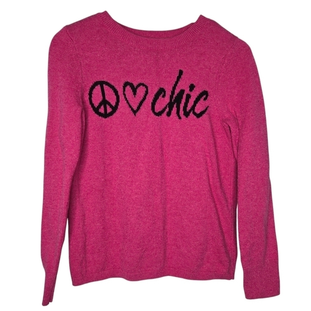Chico's Pink Off-the-Shoulder Sweater